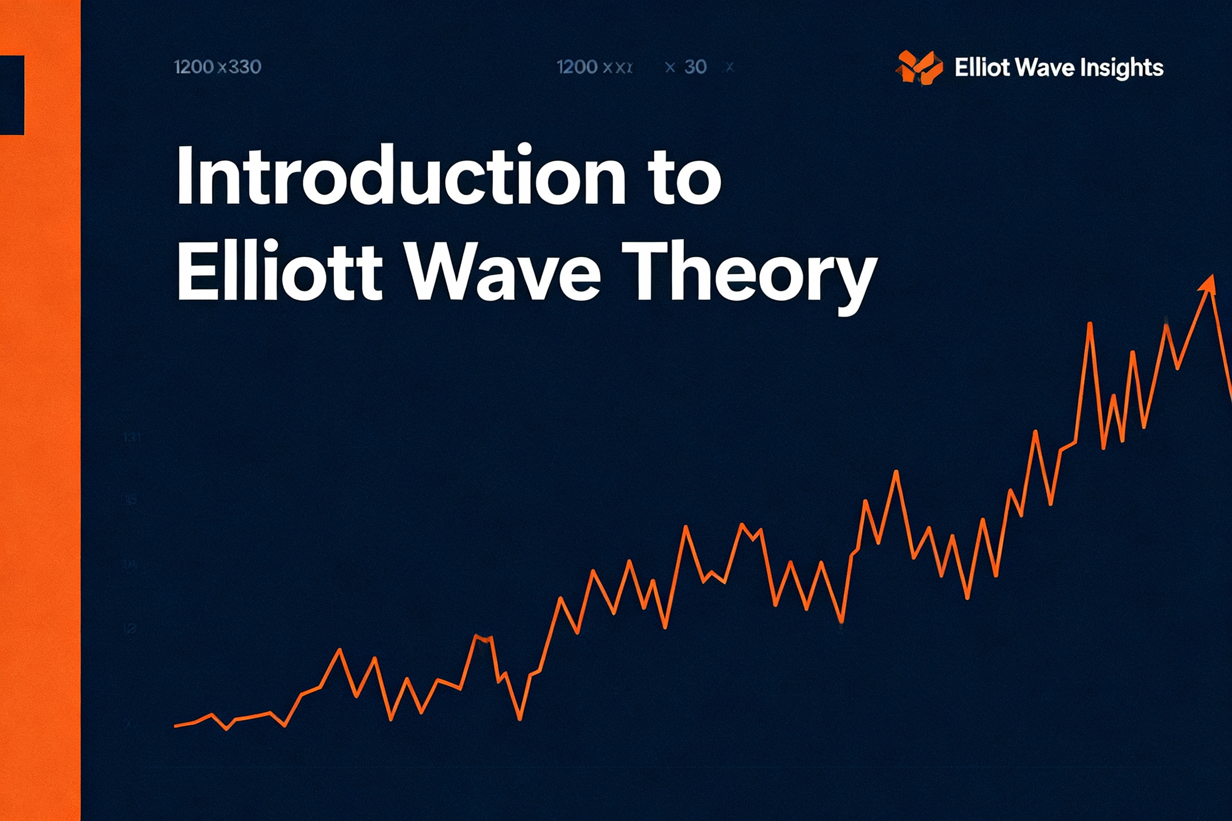 Elliott Wave Theory introduction chart showing uptrend wave pattern